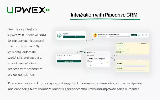 Upwex AI Tools for Upwork  from Chrome web store to be run with OffiDocs Chromium online