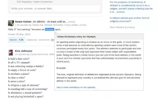 Urban Dictionary Instant Word Lookup from Chrome web store to be run with OffiDocs Chromium online Urban Dictionary Instant Word Lookup from Chrome web store to be run with OffiDocs Chromium online