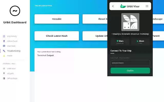 Urbit Visor from Chrome web store to be run with OffiDocs Chromium online Urbit Visor from Chrome web store to be run with OffiDocs Chromium online