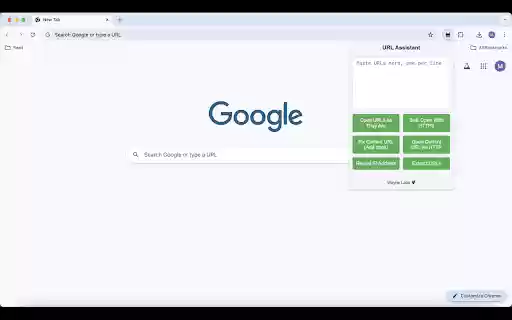 URL Assistant Extract or Open Multiple URLs with HTTP/HTTPS Or Reveal IP  from Chrome web store to be run with OffiDocs Chromium online