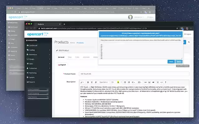 URL Browser  from Chrome web store to be run with OffiDocs Chromium online