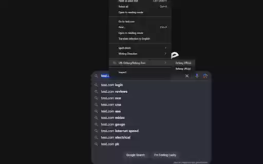 URL Defang/Refang Tool  from Chrome web store to be run with OffiDocs Chromium online