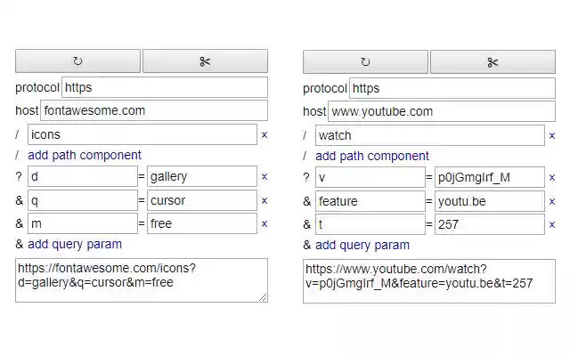 Url Editor  from Chrome web store to be run with OffiDocs Chromium online
