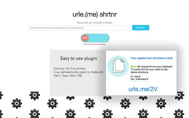 URLE.(me) Shrnkr (Long URL Shortener) from Chrome web store to be run with OffiDocs Chromium online URLE.(me) Shrnkr (Long URL Shortener) from Chrome web store to be run with OffiDocs Chromium online