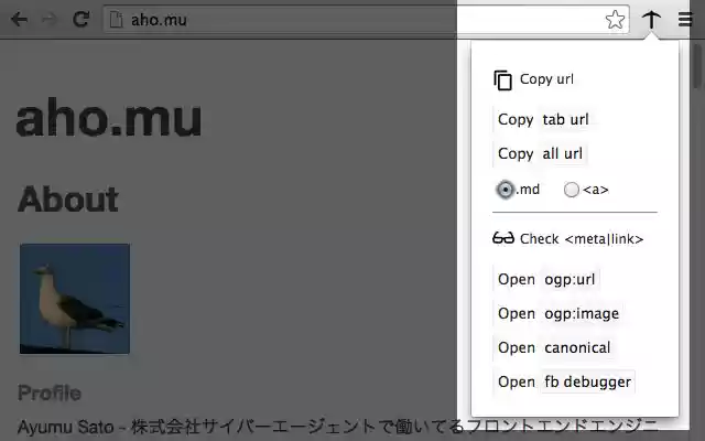 Urler  from Chrome web store to be run with OffiDocs Chromium online