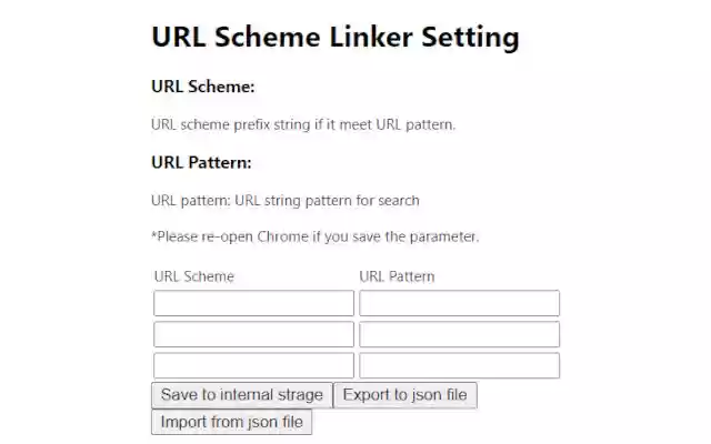 URL Scheme Linker from Chrome web store to be run with OffiDocs Chromium online URL Scheme Linker from Chrome web store to be run with OffiDocs Chromium online