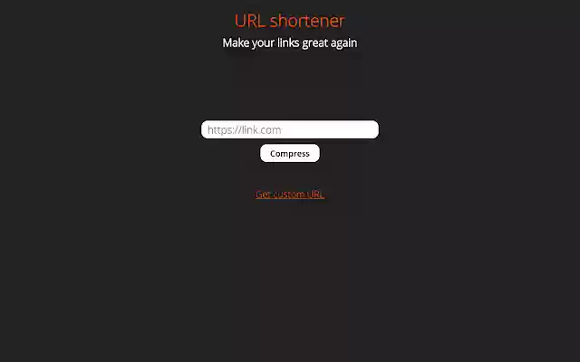 Url Shortener  from Chrome web store to be run with OffiDocs Chromium online