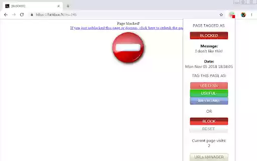URLs Manager Websites Blocker and Labeller from Chrome web store to be run with OffiDocs Chromium online URLs Manager Websites Blocker and Labeller from Chrome web store to be run with OffiDocs Chromium online