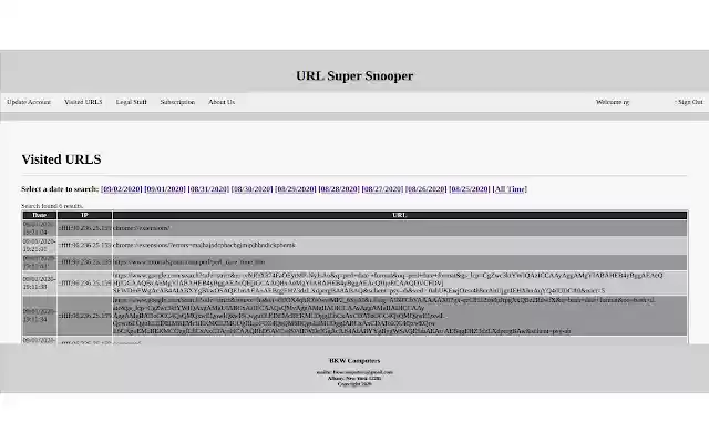 URL Super Logger  from Chrome web store to be run with OffiDocs Chromium online