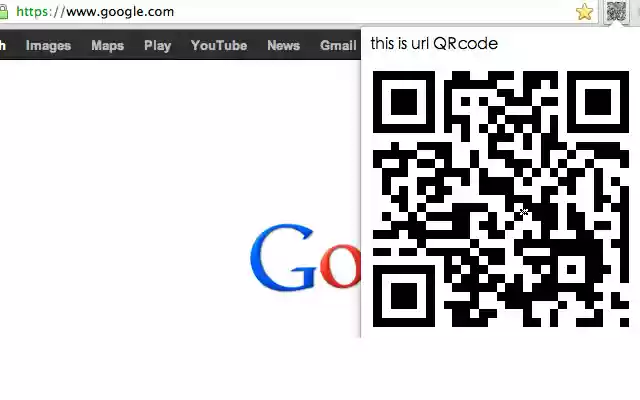 UrlToQRCodeNow  from Chrome web store to be run with OffiDocs Chromium online