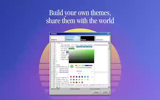 User Themes for Twitter  from Chrome web store to be run with OffiDocs Chromium online