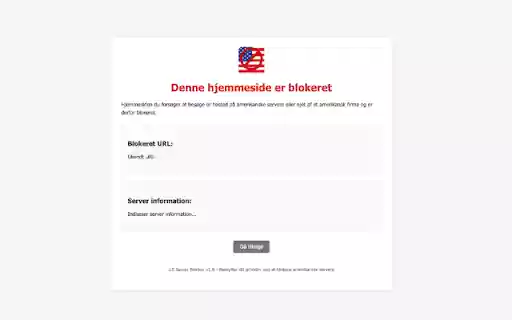 US Server Blocker  from Chrome web store to be run with OffiDocs Chromium online