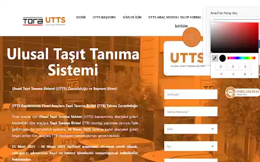 UTTS App  from Chrome web store to be run with OffiDocs Chromium online