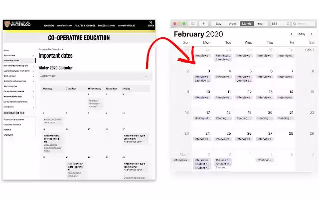 UWaterloo Co op Calendar Generator from Chrome web store to be run with OffiDocs Chromium online UWaterloo Co op Calendar Generator from Chrome web store to be run with OffiDocs Chromium online