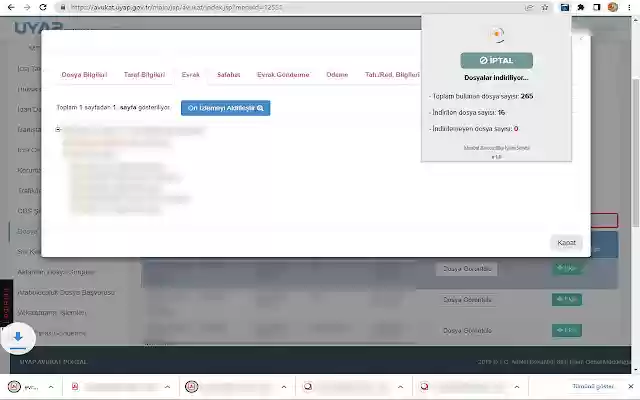 UYAP Downloader from Chrome web store to be run with OffiDocs Chromium online UYAP Downloader from Chrome web store to be run with OffiDocs Chromium online