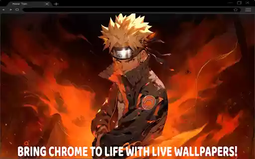 Uzumaki Naruto Live Wallpaper  from Chrome web store to be run with OffiDocs Chromium online
