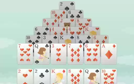 Valentine Solitaire  from Chrome web store to be run with OffiDocs Chromium online