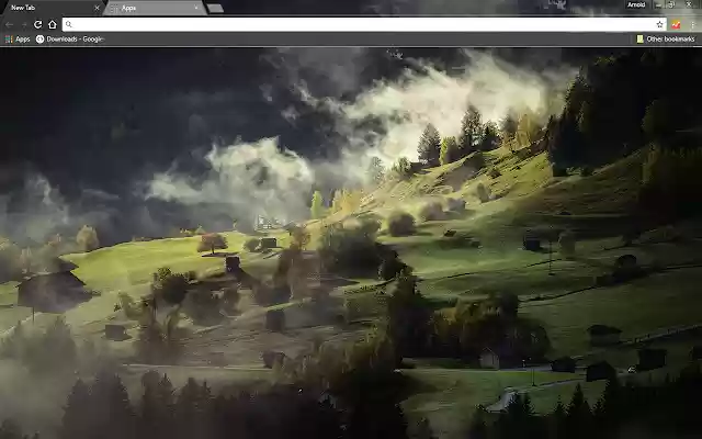 Valley Landscape  from Chrome web store to be run with OffiDocs Chromium online