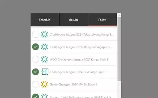 Valorant Pro Matches  from Chrome web store to be run with OffiDocs Chromium online