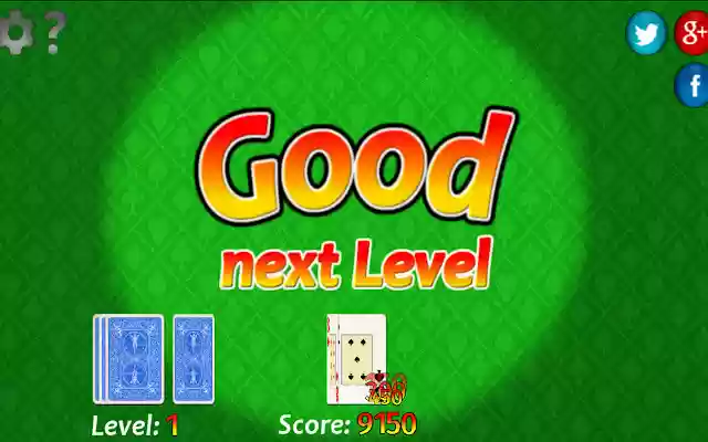 Vegas Solitaire TriPeaks  from Chrome web store to be run with OffiDocs Chromium online