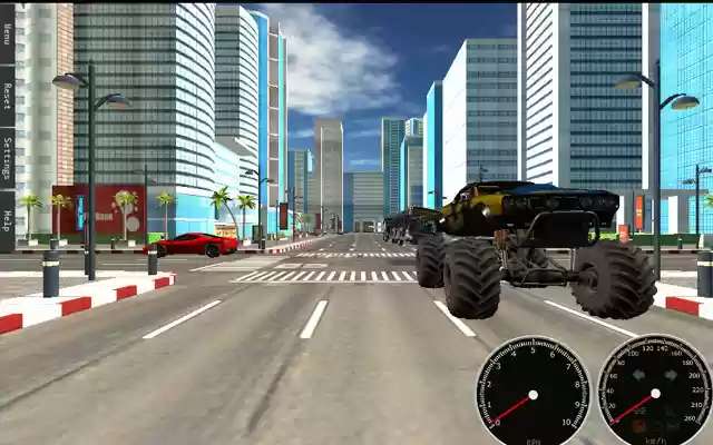 Vehicles Simulator Game  from Chrome web store to be run with OffiDocs Chromium online