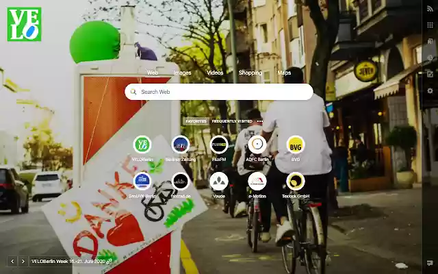 VELOBerlin Fan Browser  from Chrome web store to be run with OffiDocs Chromium online