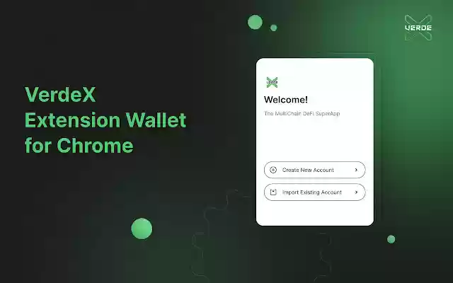 VerdeX Wallet  from Chrome web store to be run with OffiDocs Chromium online