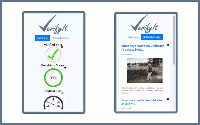 VerifyIt  from Chrome web store to be run with OffiDocs Chromium online