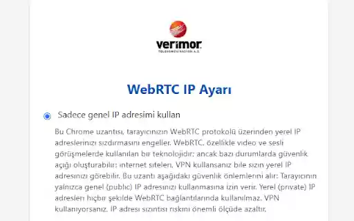 Verimor WebRTC from Chrome web store to be run with OffiDocs Chromium online Verimor WebRTC from Chrome web store to be run with OffiDocs Chromium online