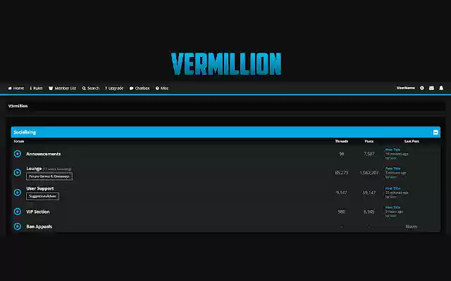Vermillion Theme Changer v1.4.1 dari toko web Chrome akan dijalankan dengan OffiDocs Chromium online