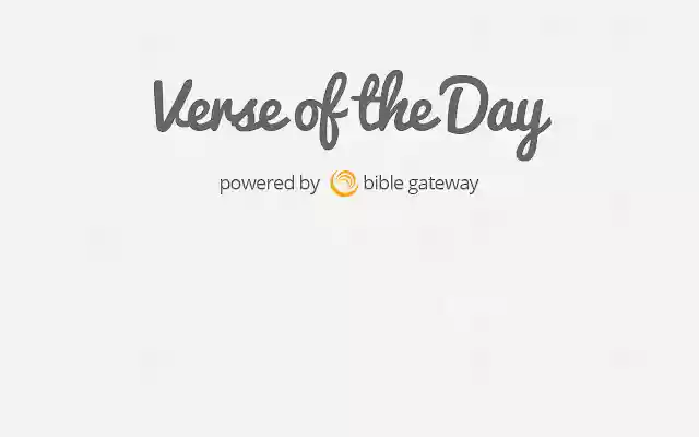 Verse of the Day  from Chrome web store to be run with OffiDocs Chromium online