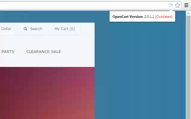 Version Check per OpenCart dal Chrome Web Store da eseguire con OffiDocs Chromium online