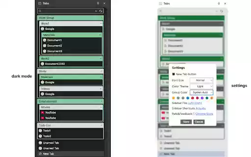 Vertical SidePanel Tab Group Manager from Chrome web store to be run with OffiDocs Chromium online Vertical SidePanel Tab Group Manager from Chrome web store to be run with OffiDocs Chromium online