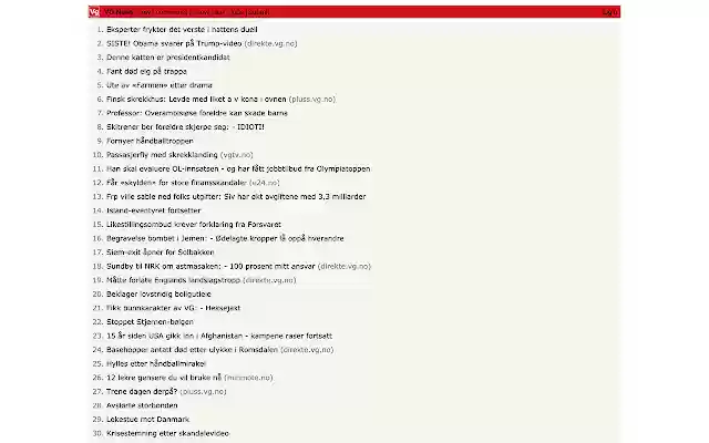 VG News  from Chrome web store to be run with OffiDocs Chromium online