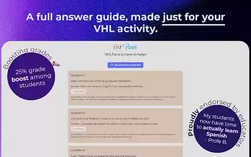 VHLFans  from Chrome web store to be run with OffiDocs Chromium online