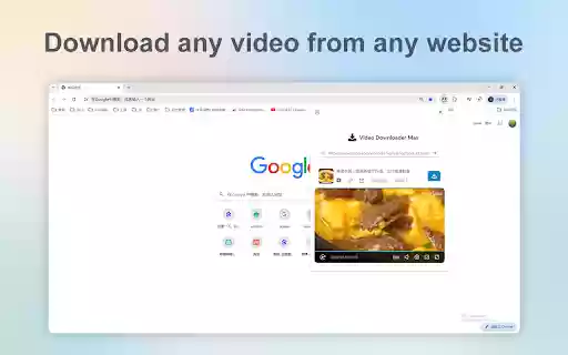 VidDown Video Downloader Max  from Chrome web store to be run with OffiDocs Chromium online