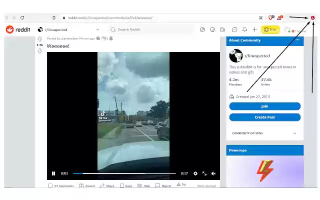 Video Downloader for reddit Redditsave  from Chrome web store to be run with OffiDocs Chromium online
