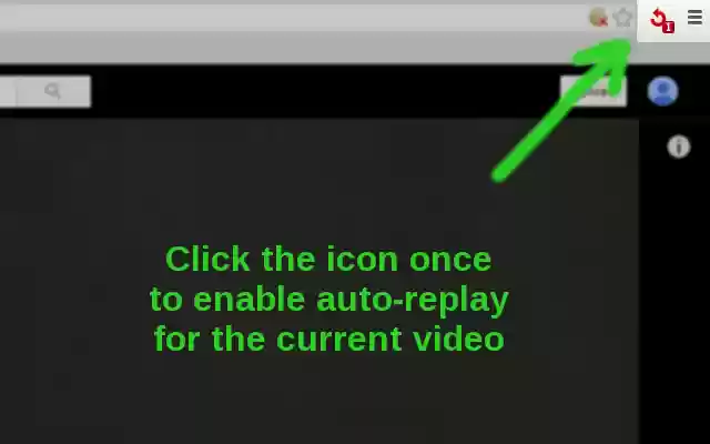 Video Looper for Youtube/Dailymotion/others  from Chrome web store to be run with OffiDocs Chromium online