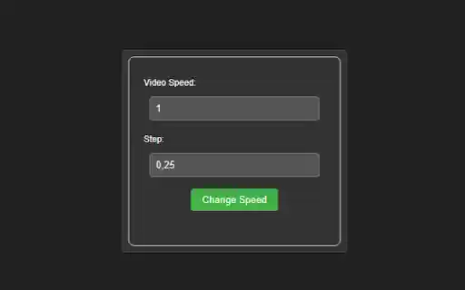 Video Playback Speed Controller from Chrome web store to be run with OffiDocs Chromium online Video Playback Speed Controller from Chrome web store to be run with OffiDocs Chromium online