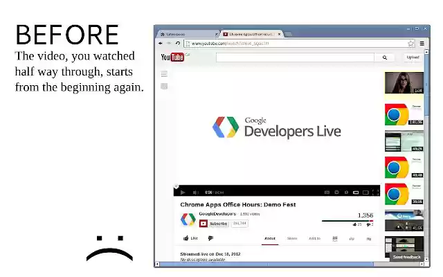 video resumer from Chrome web store to be run with OffiDocs Chromium online video resumer from Chrome web store to be run with OffiDocs Chromium online