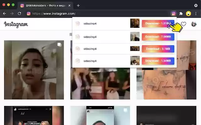 Video Saver Free video downloader  from Chrome web store to be run with OffiDocs Chromium online