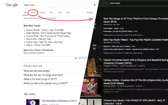 VideosToYT  from Chrome web store to be run with OffiDocs Chromium online