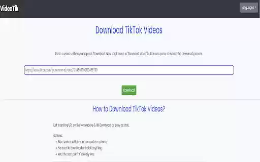 VideoTik TikTok Theme  from Chrome web store to be run with OffiDocs Chromium online