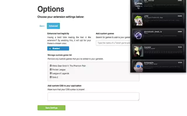 View Streams!  from Chrome web store to be run with OffiDocs Chromium online