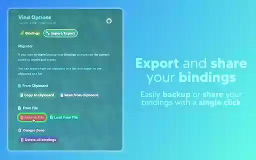 Vind: Keyboard Shortcuts for Every Website  from Chrome web store to be run with OffiDocs Chromium online