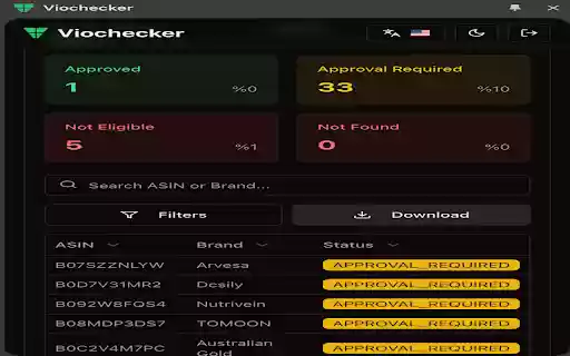 Viochecker  from Chrome web store to be run with OffiDocs Chromium online
