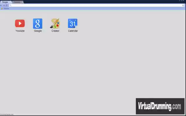 Virtualdrumming  from Chrome web store to be run with OffiDocs Chromium online