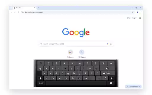 Virtual Keyboard Plus  from Chrome web store to be run with OffiDocs Chromium online