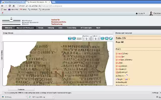 Virtual Manuscript Room, Münster  from Chrome web store to be run with OffiDocs Chromium online