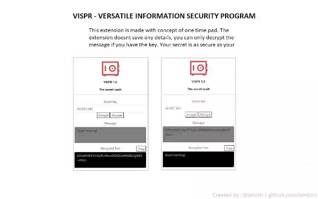 VISPR ຈາກຮ້ານເວັບ Chrome ທີ່ຈະດໍາເນີນການກັບ OffiDocs Chromium ອອນໄລນ໌